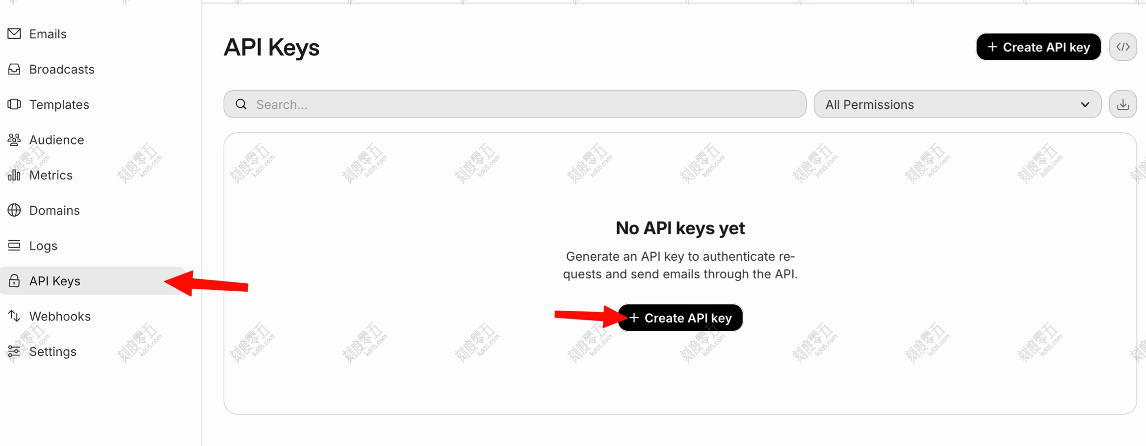 Create API Key