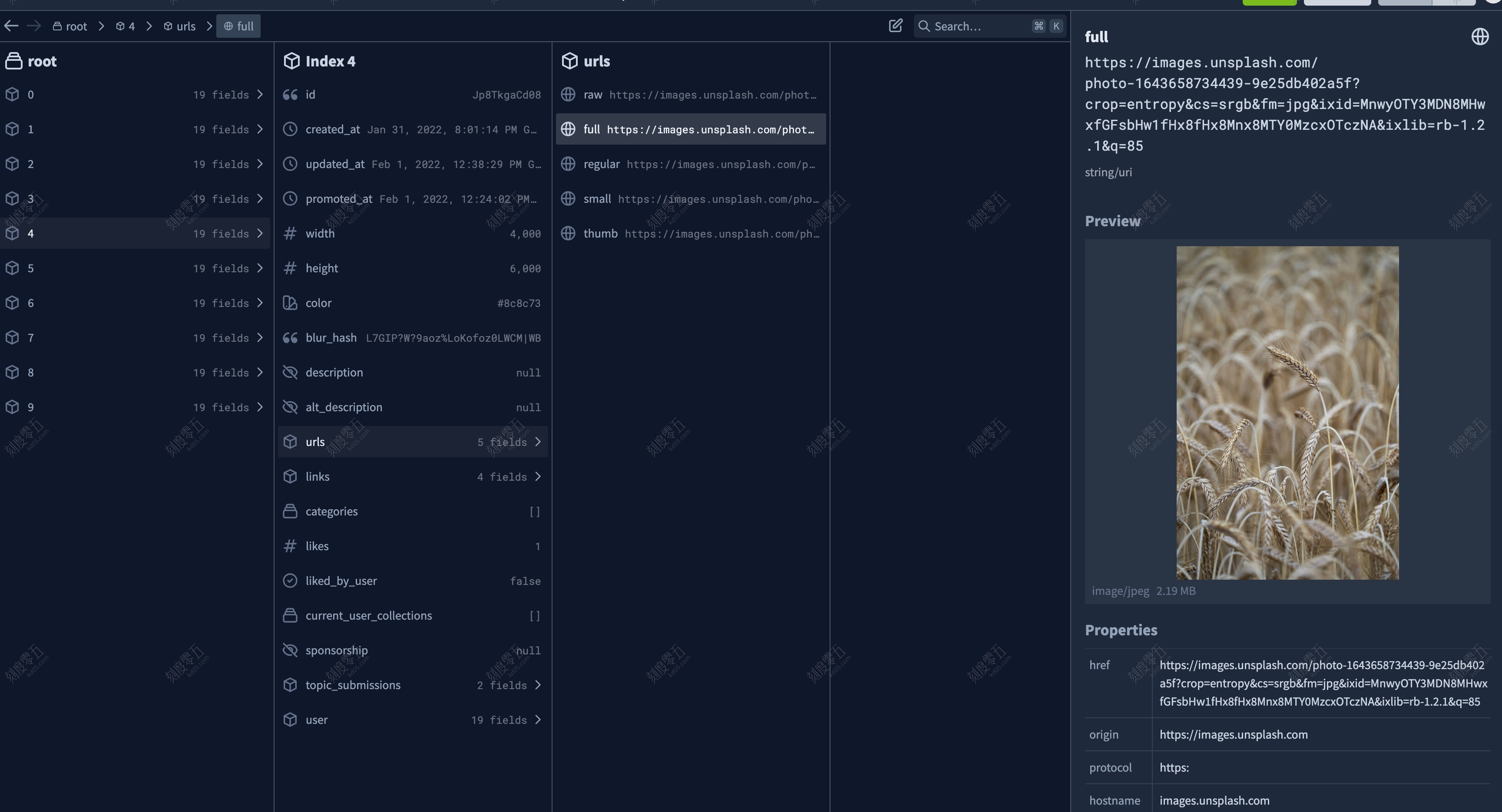Previewing an image URL